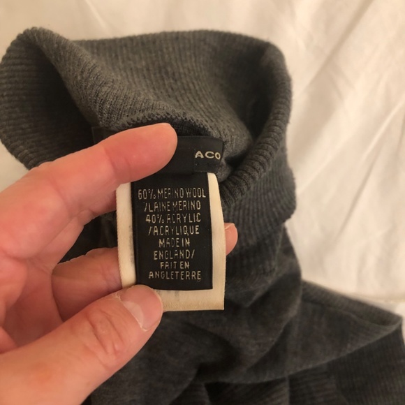 Club Monaco Wool Grey Turtleneck - Picture 3 of 16